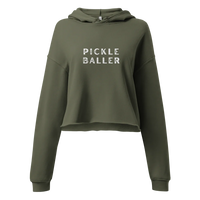 Pickle Baller Women's Cropped Hoodie