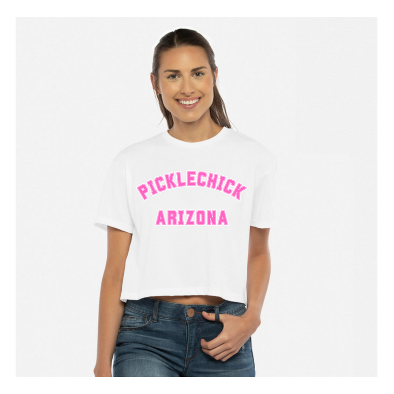 PICKLECHICK Cropped Tee- CUSTOMIZABLE