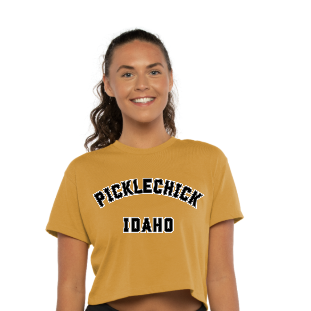 PICKLECHICK Cropped Tee- CUSTOMIZABLE