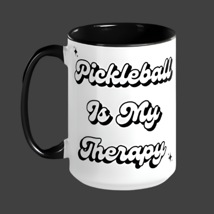 Pickleball Is My Therapy Coffee Mug