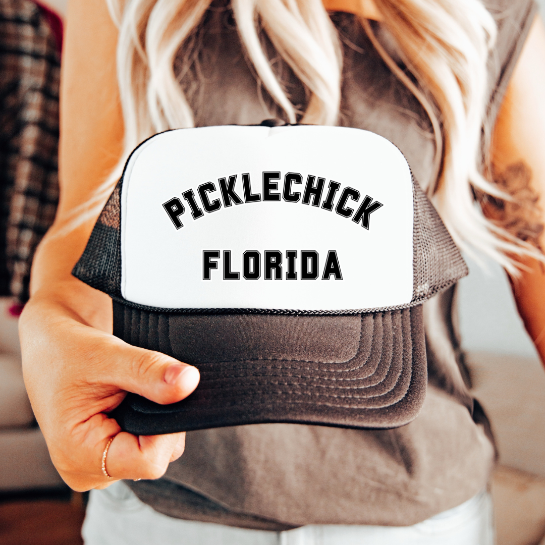 PICKLECHICK Trucker Hat-CUSTOMIZABLE