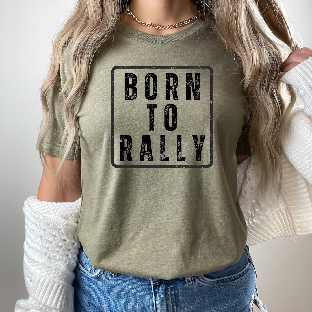 Born To Rally Women's Jersey Tee
