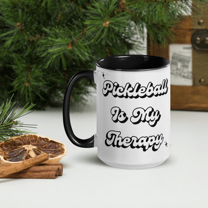 Pickleball Is My Therapy Coffee Mug