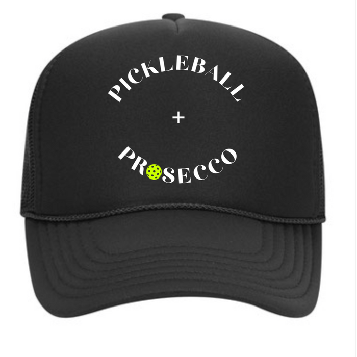 Pickleball + Prosecco Trucker Hat