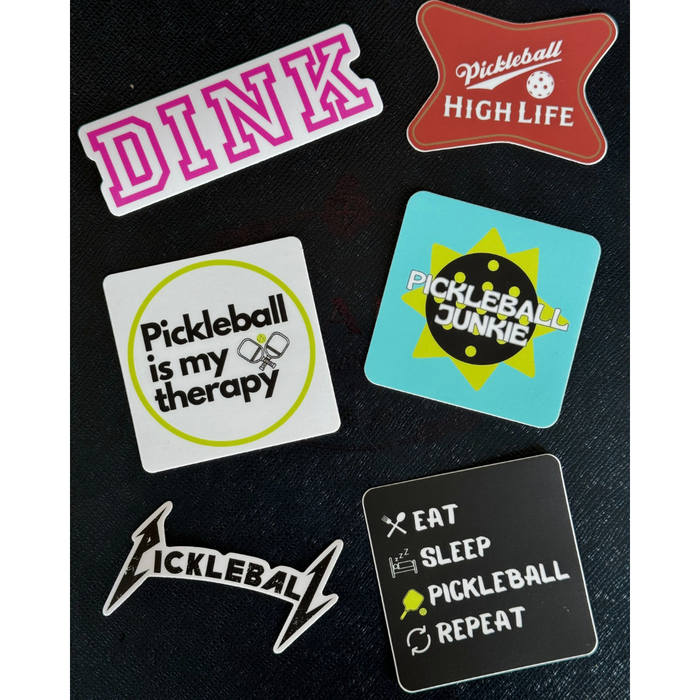 Pickleball Sticker Pack
