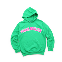<p data-mce-fragment="1" class="p1">Introducing our exclusive PICKLECHICK hoodie! Embrace the PickleChicks spirit and spread joy wherever you go when you wear it! Whether you’re dominating the court or simply enjoying life off the sidelines, wear your PICKLECHICK swag proudly and let your enthusiasm shine. CUSTOMIZABLE!&nbsp;</p> <p data-mce-fragment="1" class="p1">&nbsp;</p>