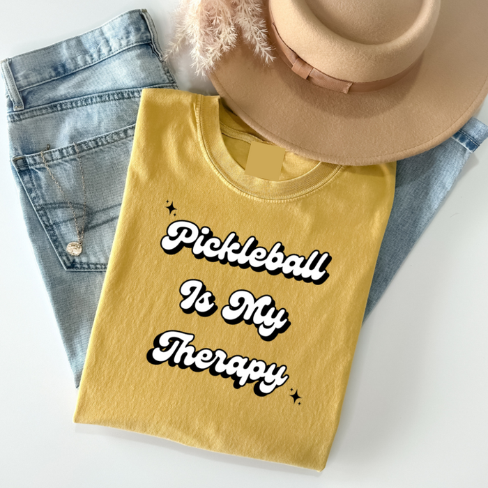Pickleball Is My Therapy Tee