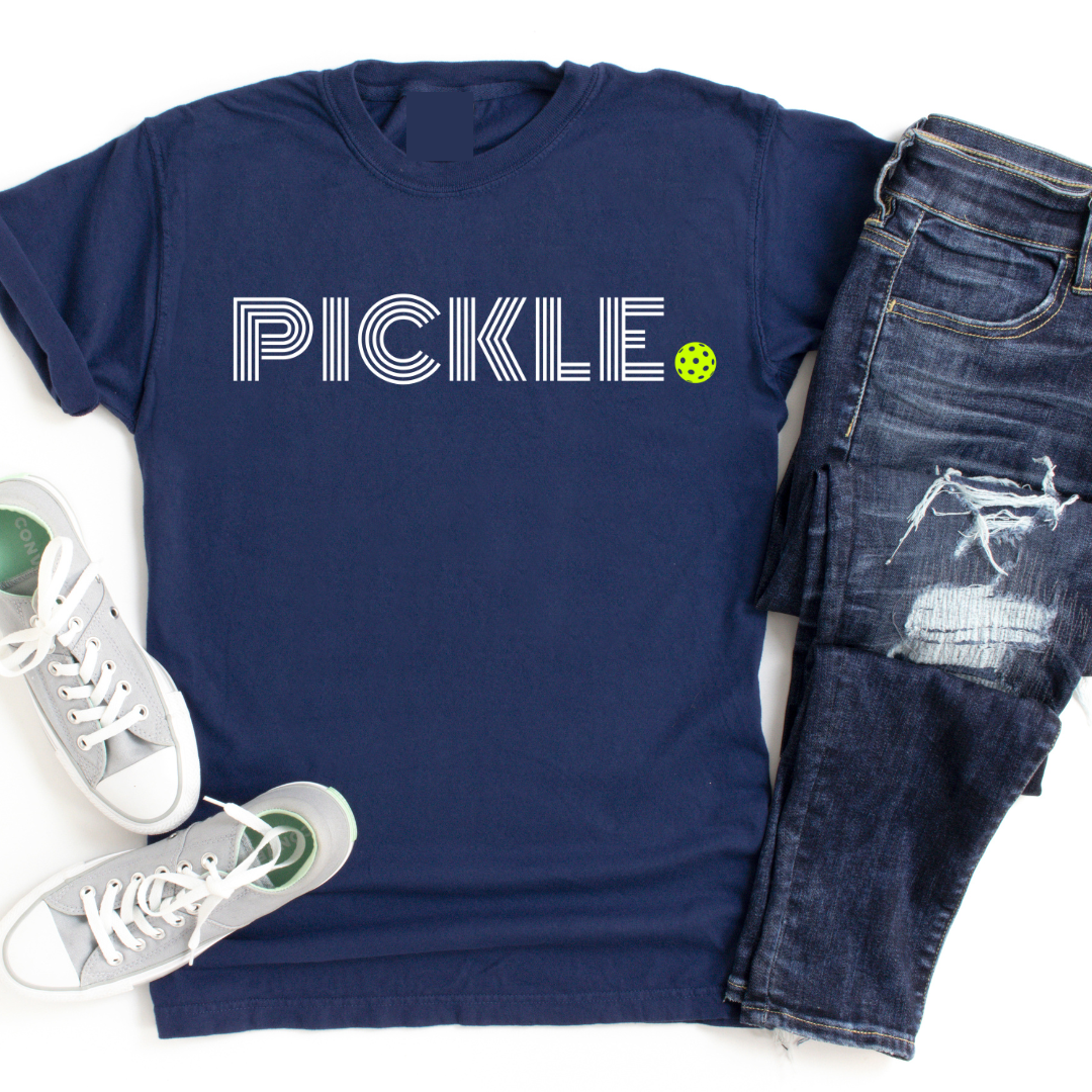 Elevate your pickleball style with our "Straight Up Pickle" tee! This must-have tshirt is more than just apparel - it's a statement. Get ready to serve up style and make a playful statement with these tee! It will add a touch of pickleball vibes to every moment. Perfect for on & off the courts! Don't miss out on this opportunity to show off your passion for the game!