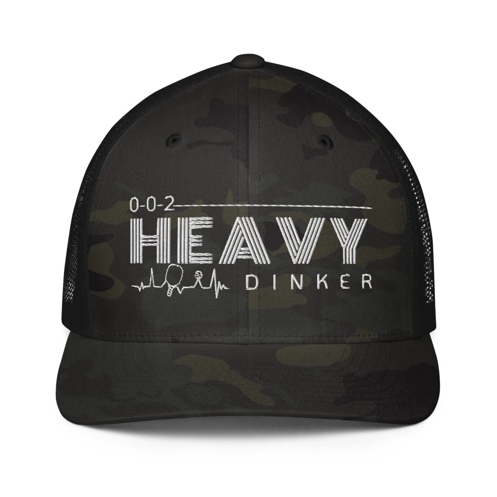 'HEAVY DINKER" Closed-Back Trucker Cap